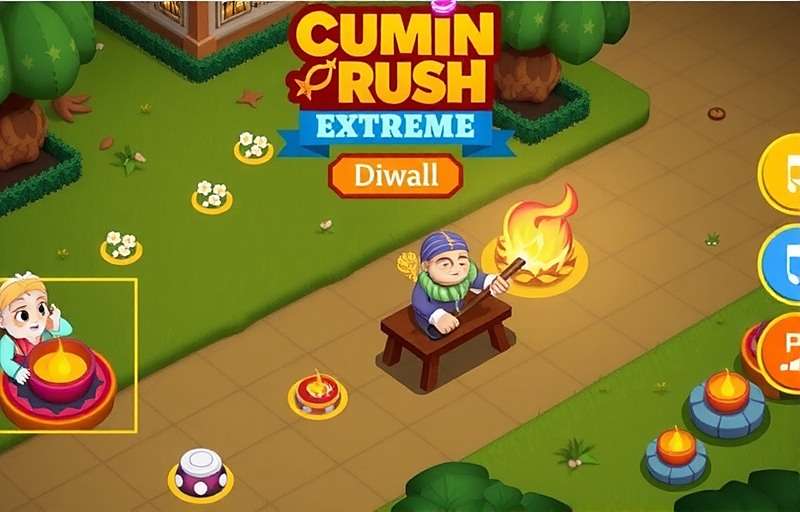 Cumin Rush Extreme Diwali Event Cumin Rush Extreme community event during Diwali featuring special in-game items